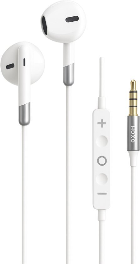 Oortjes met draad - Aux - Oortjes met Microfoon - Extra Bass - Super Comfortabel - Bedrade Oortjes - HiFi Sound