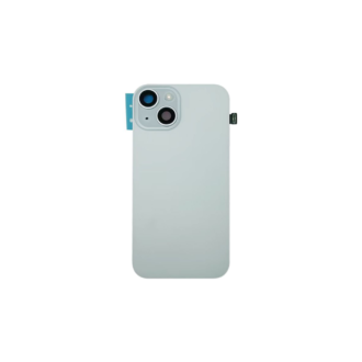 Complete Rear Housing with All Small Parts (no battery, no back camera) for iPhone 15 Blue (Compatible)