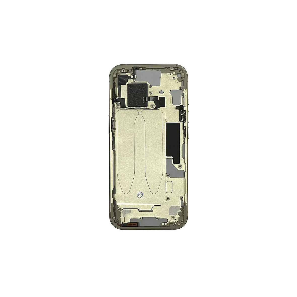 Middle Frame for iPhone 15 Yellow (Compatible)