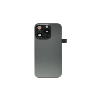 Complete Rear Housing with All Small Parts (no battery, no back camera) for iPhone 15 Pro Black Titanium (Compatible)