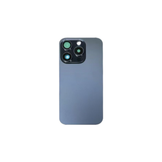 Back Cover for iPhone 15 Pro Blue Titanium (Compatible)