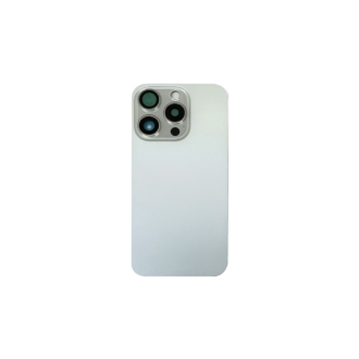 Back Cover for iPhone 15 Pro White Titanium (Compatible)