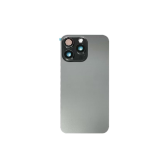 Back Cover for iPhone 15 Pro Max Black Titanium (Compatible)