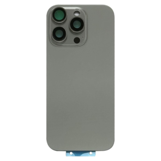 Complete Rear Housing with All Small Parts (no battery, no back camera) for iPhone 16 Pro Natural Titanium (Compatible)