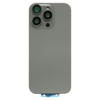 Back Cover for iPhone 16 Pro Natural Titanium (Compatible)