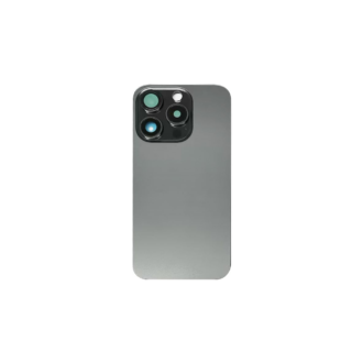 Back Cover for iPhone 15 Pro Black Titanium (Compatible)