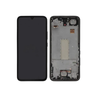 Display and Touchscreen With Frame for Samsung Galaxy A34 5G A346B Silver (Service Pack)