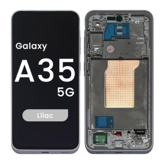 Display and Touchscreen With Frame for Samsung Galaxy A35 A356B Lilac (Service Pack)