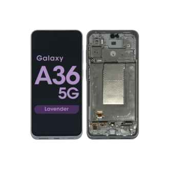 Display and Touchscreen With Frame for Samsung Galaxy A36 A366B Lavender (Service Pack)