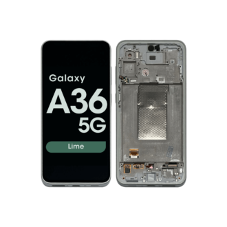 Display and Touchscreen With Frame for Samsung Galaxy A36 A366B Lime (Service Pack)