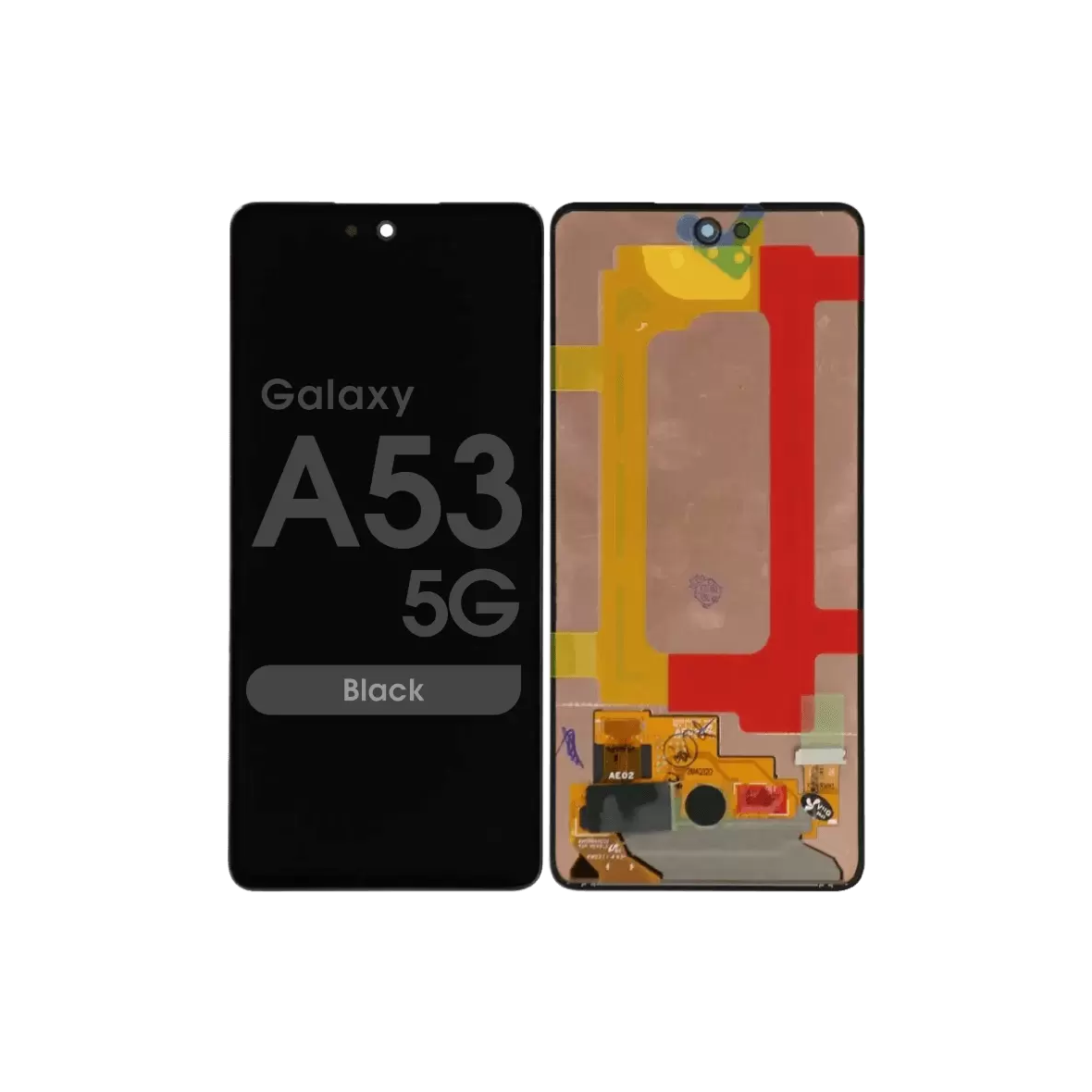 Display and Touchscreen Without Frame for Samsung Galaxy A53 5G A536B Black (Service Pack)