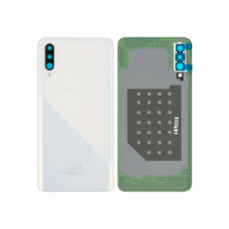 Back Cover for Samsung Galaxy A30s SM‑A307F Prism Crush Black With Lens (Compatible)