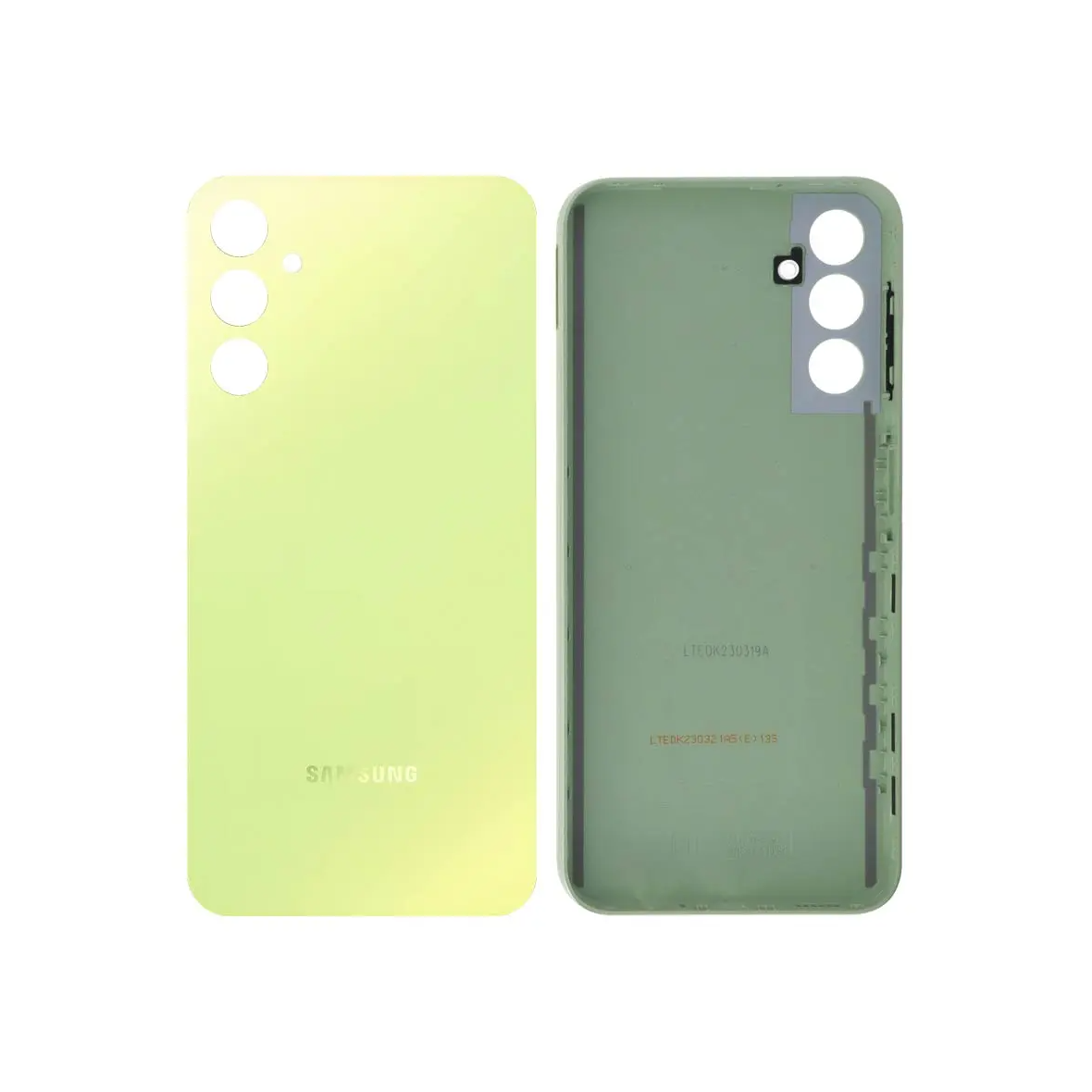 Back Cover for Samsung Galaxy A34 5G SM‑A346B Lime With Lens (Compatible)