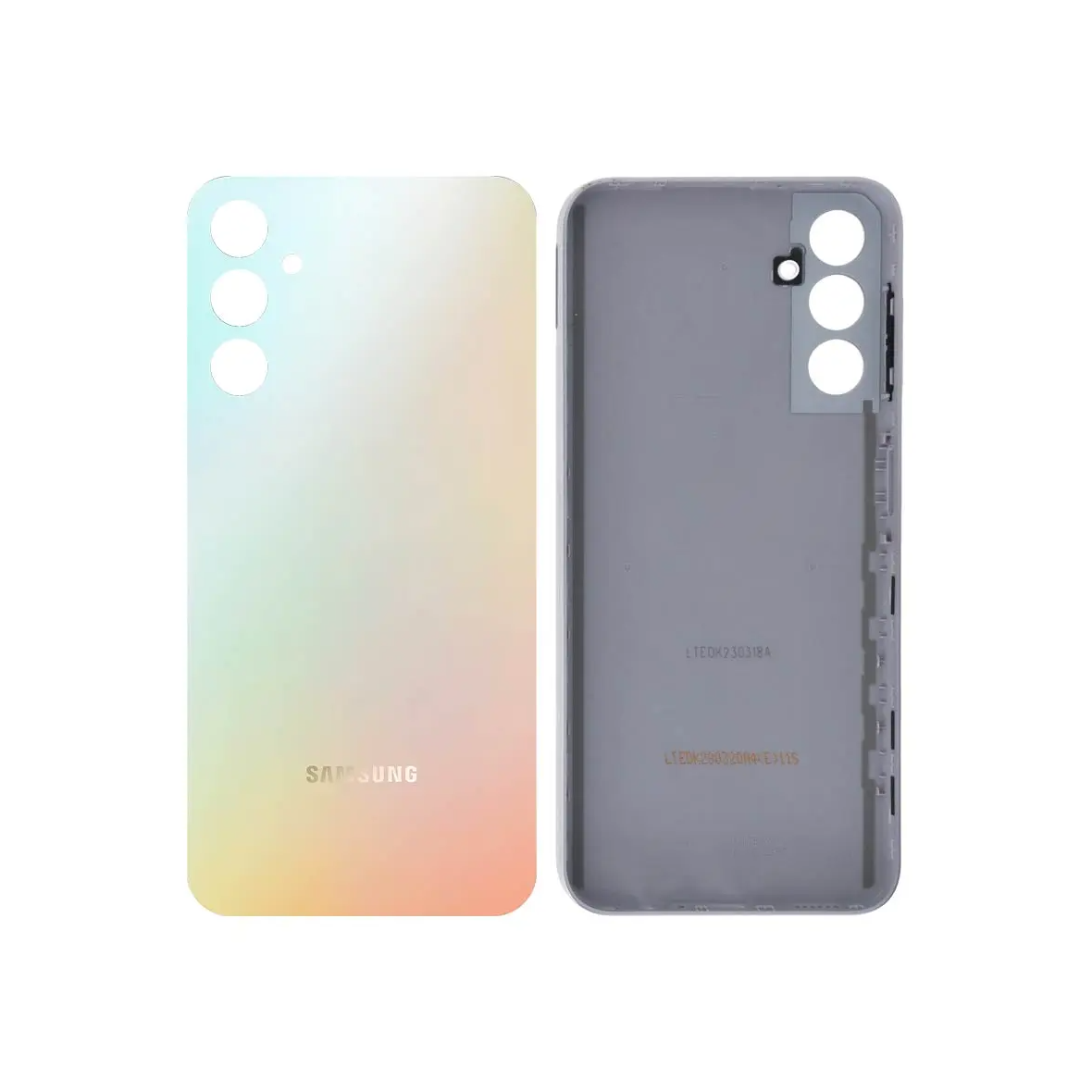 Back Cover for Samsung Galaxy A34 5G SM‑A346B Silver With Lens GH82‑30709B (Service Pack)