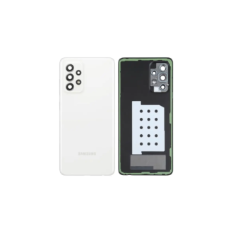 Back Cover for Samsung Galaxy A52 SM‑A525F / A52 5G SM‑A526B Awesome White With Lens GH82‑25225D (Service Pack)