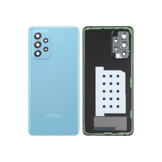 Back Cover for Samsung Galaxy A52 / A52 5G / A52s SM‑A525F / SM‑A526B / SM‑A528B Awesome Blue With Lens (Compatible)