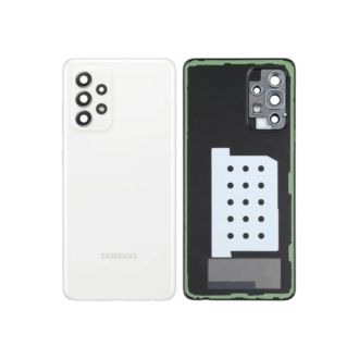 Back Cover for Samsung Galaxy A52 / A52 5G / A52s SM‑A525F / SM‑A526B / SM‑A528B Awesome White With Lens (Compatible)