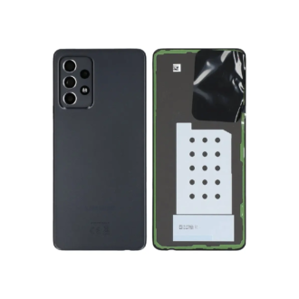 Back Cover for Samsung Galaxy A52 / A52 5G / A52s SM‑A525F / SM‑A526B / SM‑A528B Awesome Black With Lens (Compatible)