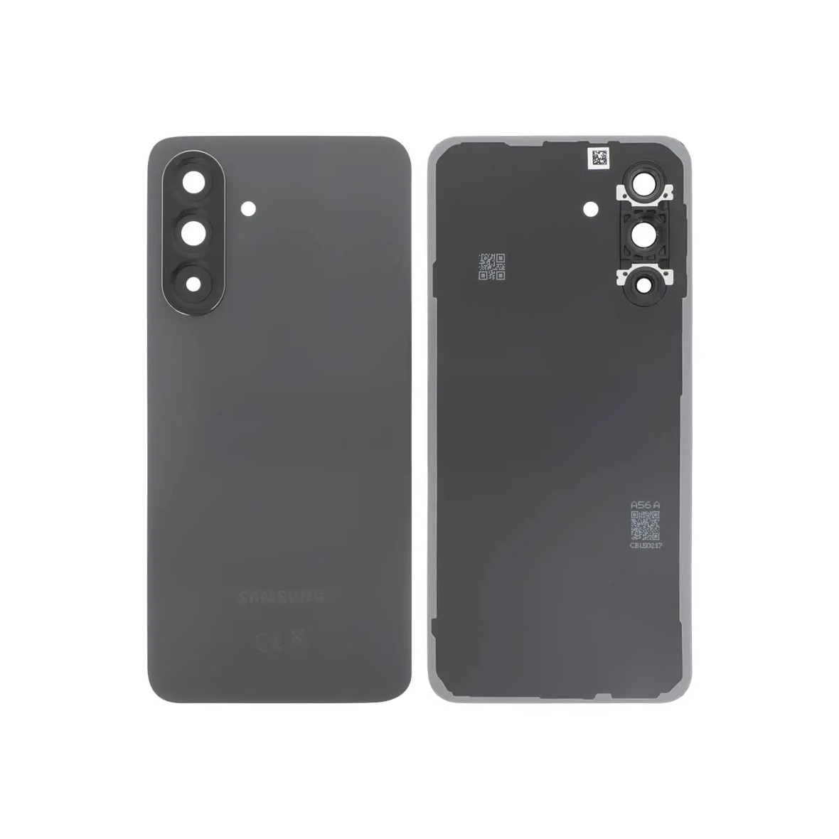 Back Cover for Samsung Galaxy A56 SM‑A566B Graphite (Compatible)