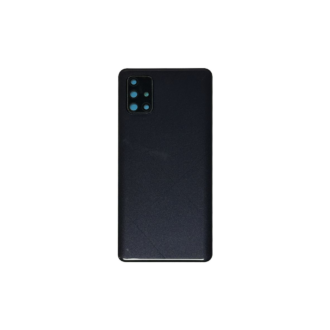 Back Cover for Samsung Galaxy A71 SM‑A715F Prism Crush Black (Compatible)
