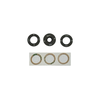 Camera Lens Cover Black for Samsung Galaxy A35 A356B (Compatible)