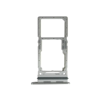 SIM + MicroSD Holder Silver for Samsung Galaxy A34 SM‑A346 (Compatible)