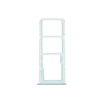 SIM + SD Card Holder Prism Crush Blue for Samsung Galaxy A71 SM‑A715F (Compatible)