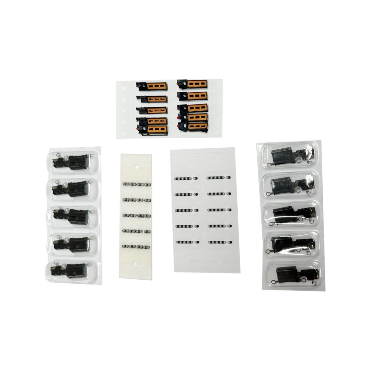 Loudspeaker And Microphone Mesh Set White (10pcs) for iPhone 16 (Compatible)