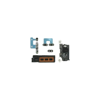 Loudspeaker And Microphone Mesh Black Titanium (10pcs) for iPhone 15 Pro Max (Compatible)